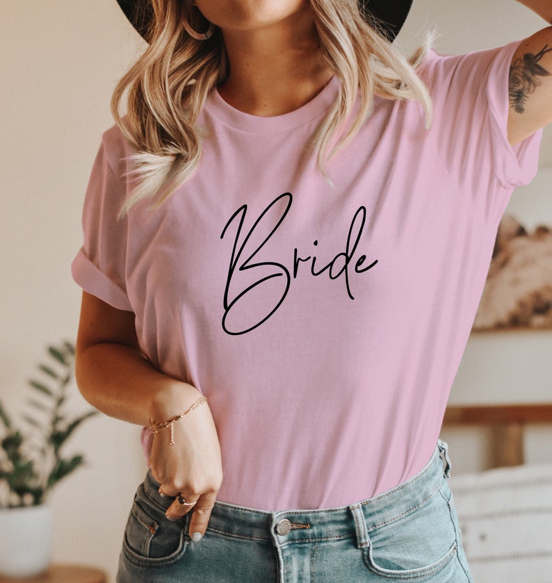 Mother of the Bride Shirt, Bridal Party Shirts, Bride Shirt, Bridesmaid Shirts, Bachelorette Party Hen Party Tshirt image 2