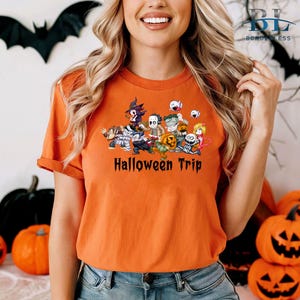 Witch Halloween shirt, ladies funny Halloween shirt, Halloween Gift,Four gooseTee,Tshirt Chick or treat, Halloween kids tee, halloween trip