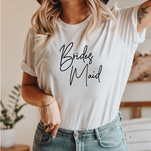 Mother of the Bride Shirt, Bridal Party Shirts, Bride Shirt, Bridesmaid Shirts, Bachelorette Party Hen Party Tshirt image 3