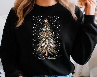 Christmas Sweatshirt, Funny Christmas Shirts for Women, Christmas Gifts for Women Merry Shirt, Christmas Christmas Sweatshirt, Tree 89