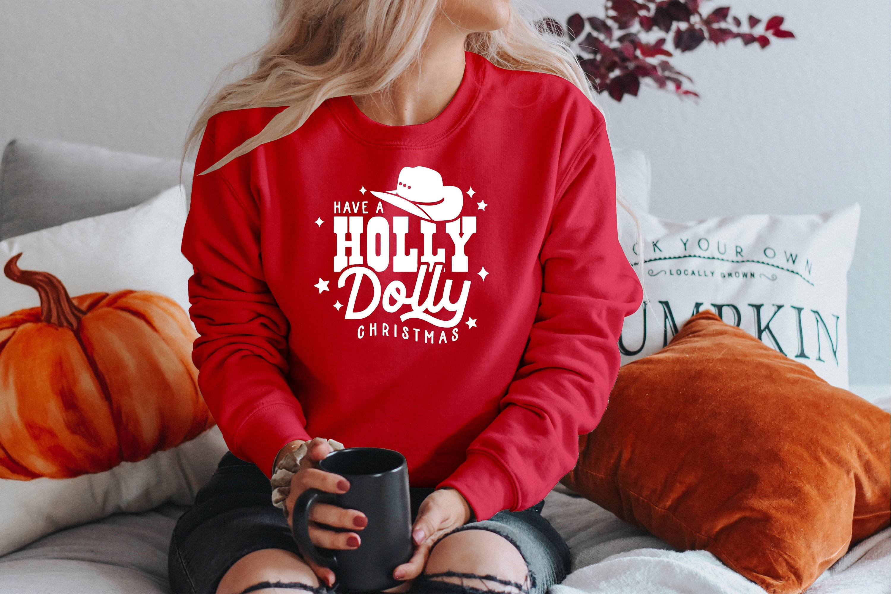 Have A Holly Dolly Christmas | Kerstmis dames T-shirt