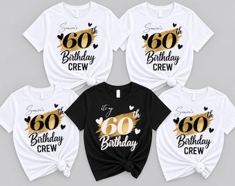 Custom 40th Birthday 1986  T-Shirt,Birthday  Group Shirts, Squad matching tees, Maddy 60