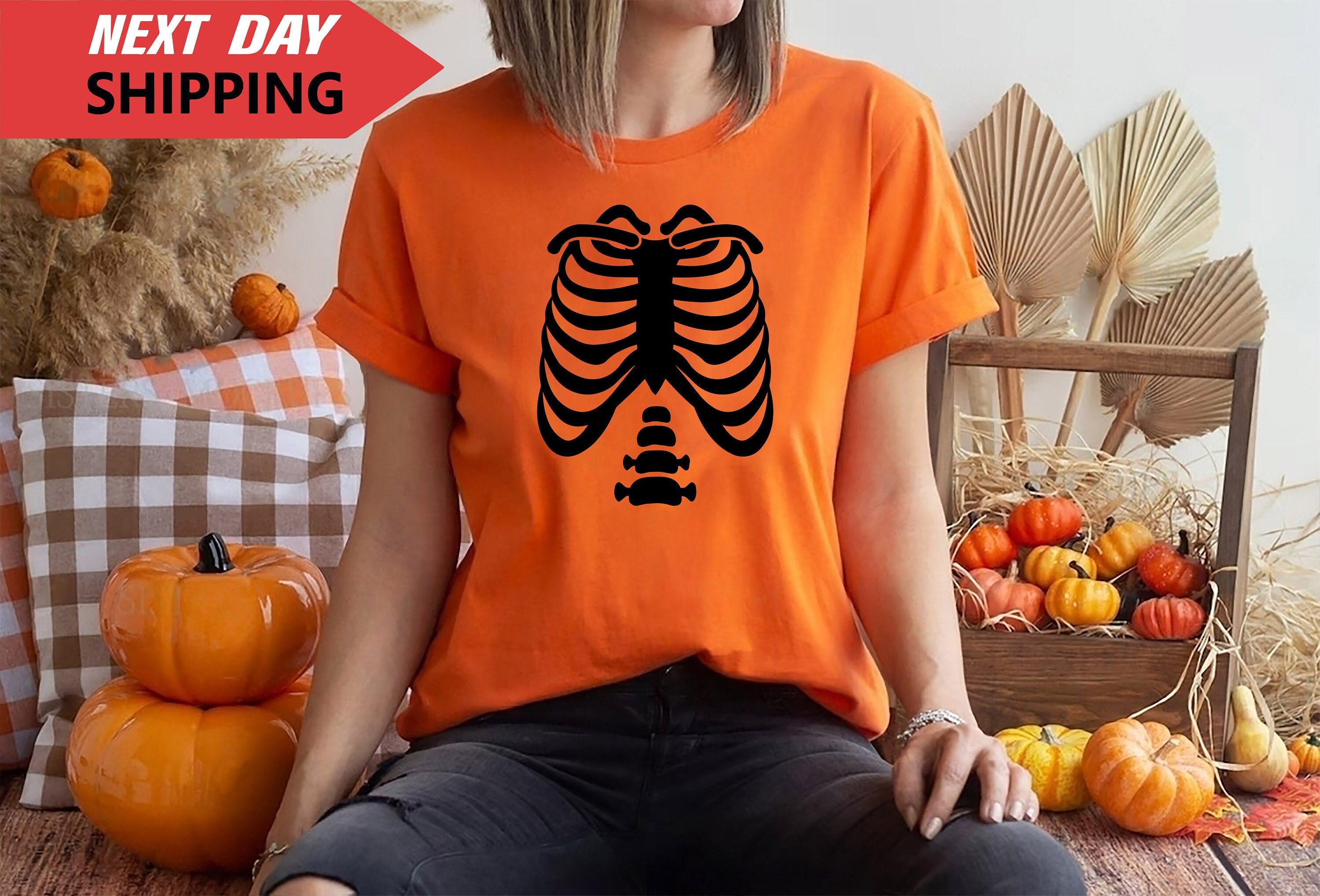 Dancing Skeleton Shirt Skeletons Happy Halloween Tshirt Halloween Shirt Tee Shirt T-shirt Oversized Tee Shirt Comfort Colors, Ribcage