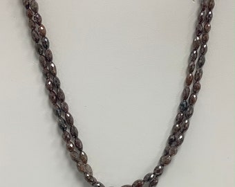 Chocolate Diamond Necklace / uncut gems / rough cut diamonds / brown diamonds / DIY Jewelry