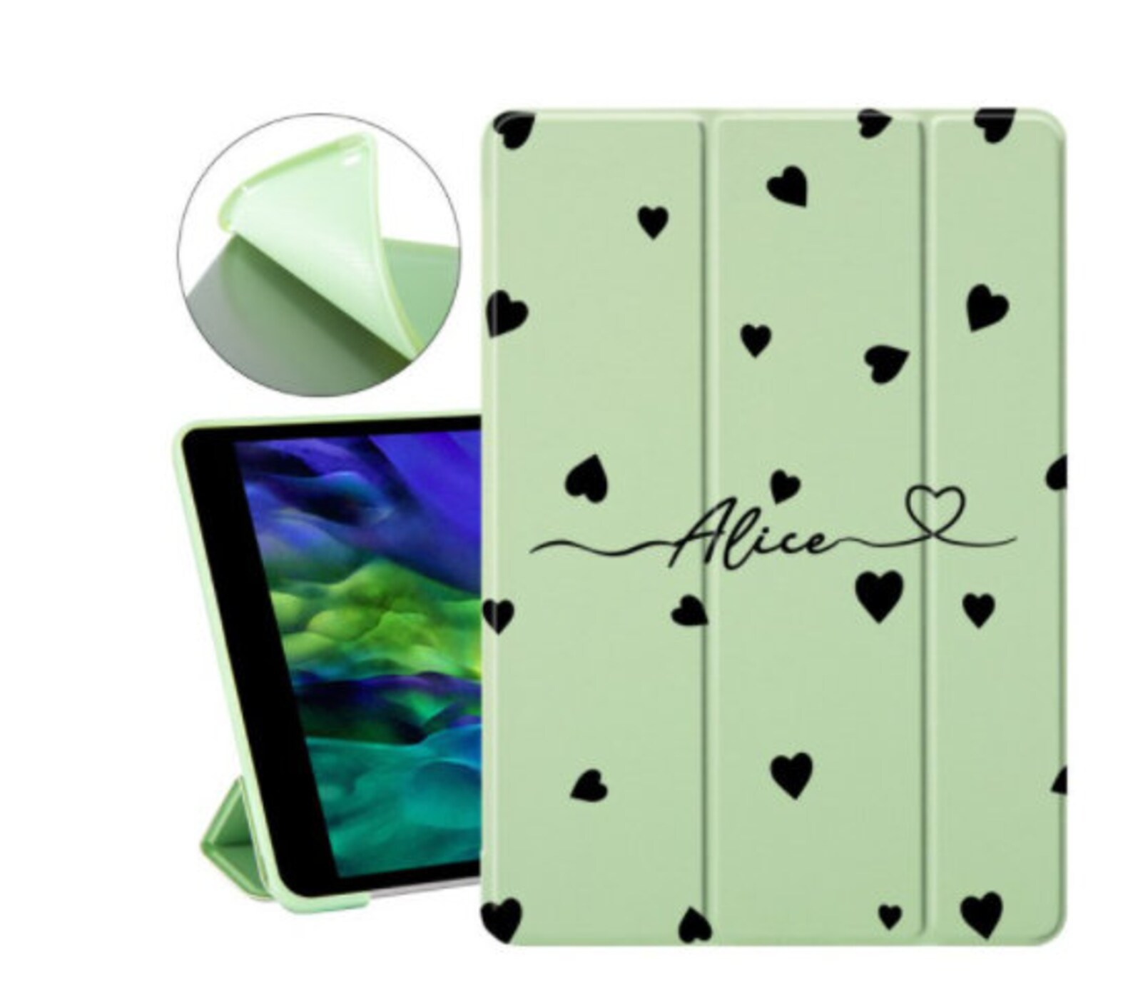 IPad Case Custom name Personalized iPad Case Basic Color Etsy