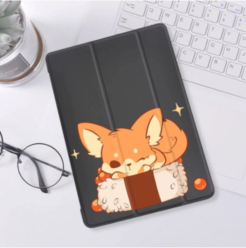 Dog iPad Pro 11 Cute Corgi Dog iPad case Cute Kids Kawaii Corgi iPad Case Little Corgi iPad Case 2020 6th Gen 2018 Puppy iPad Case