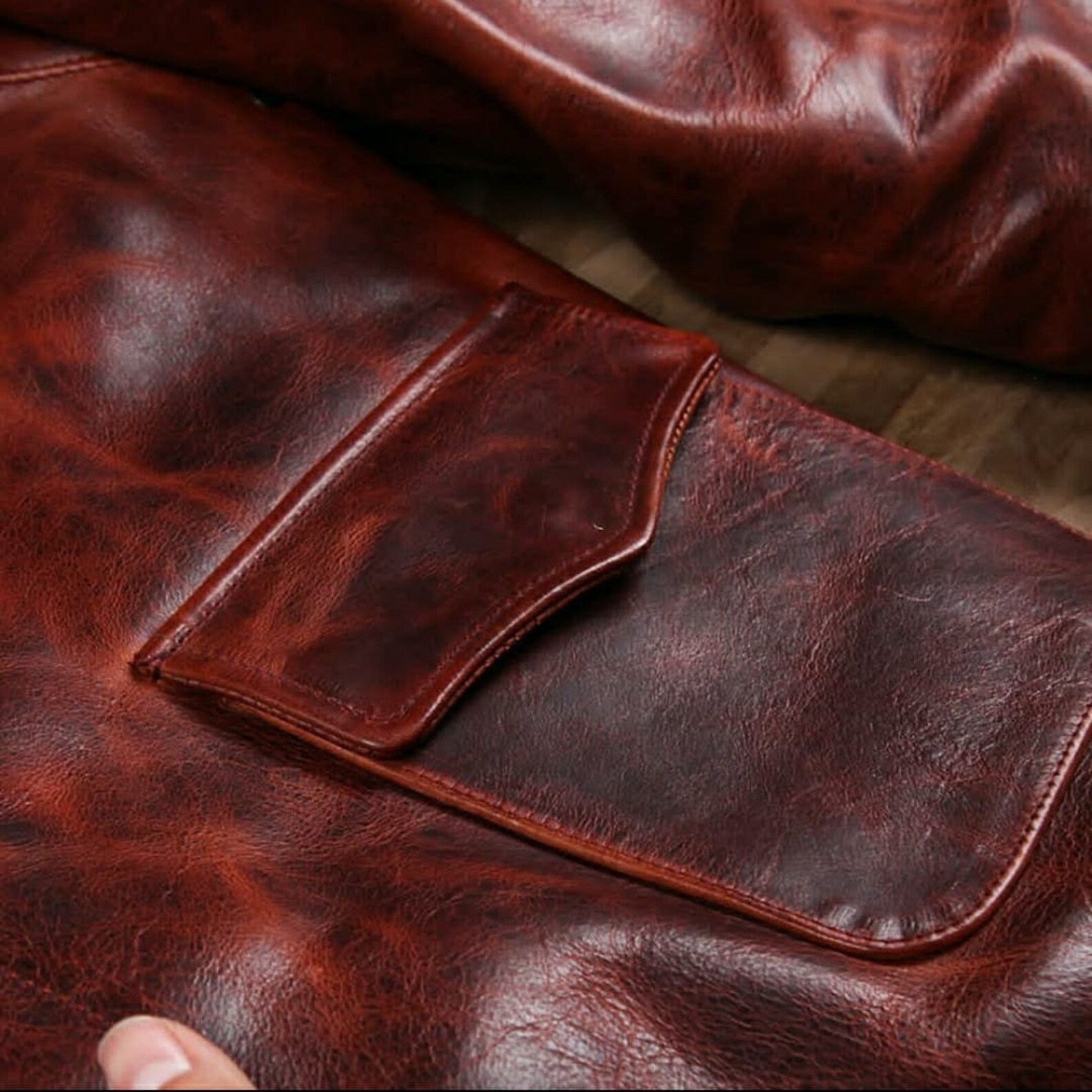 Horween Dublin Leather Lining lightweight cotton zipper YKK Etsy