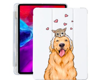 Dog iPad Pro 11 Cute Corgi Dog iPad case Cute Kids Kawaii Corgi iPad Case Little Corgi iPad Case 2020 6th Gen 2018 Puppy iPad Case