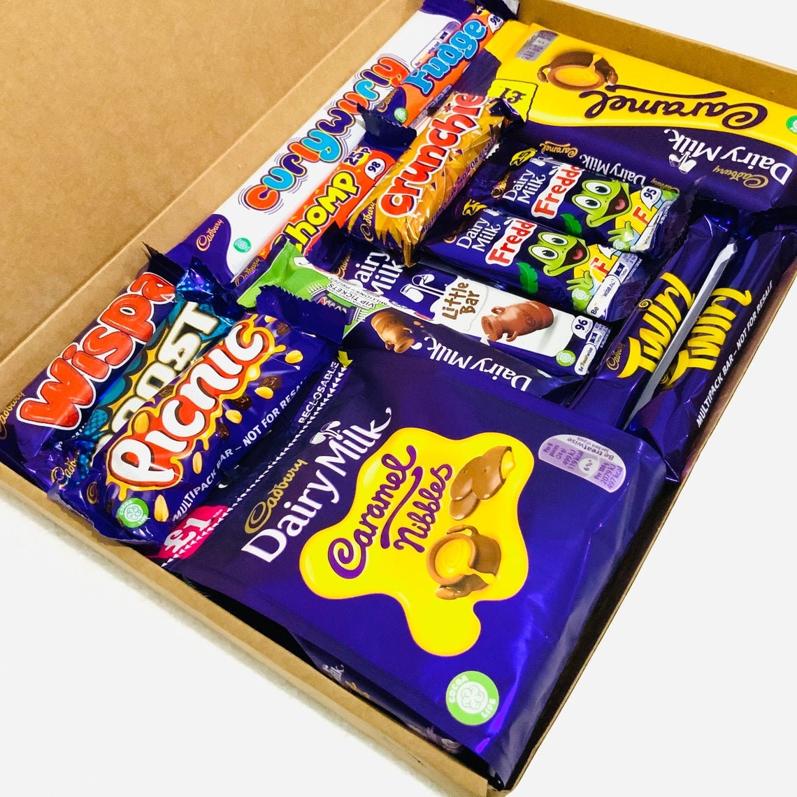 Large Cadbury Caramel Nibbles Chocolate Hamper Gift Box Sweets Etsy