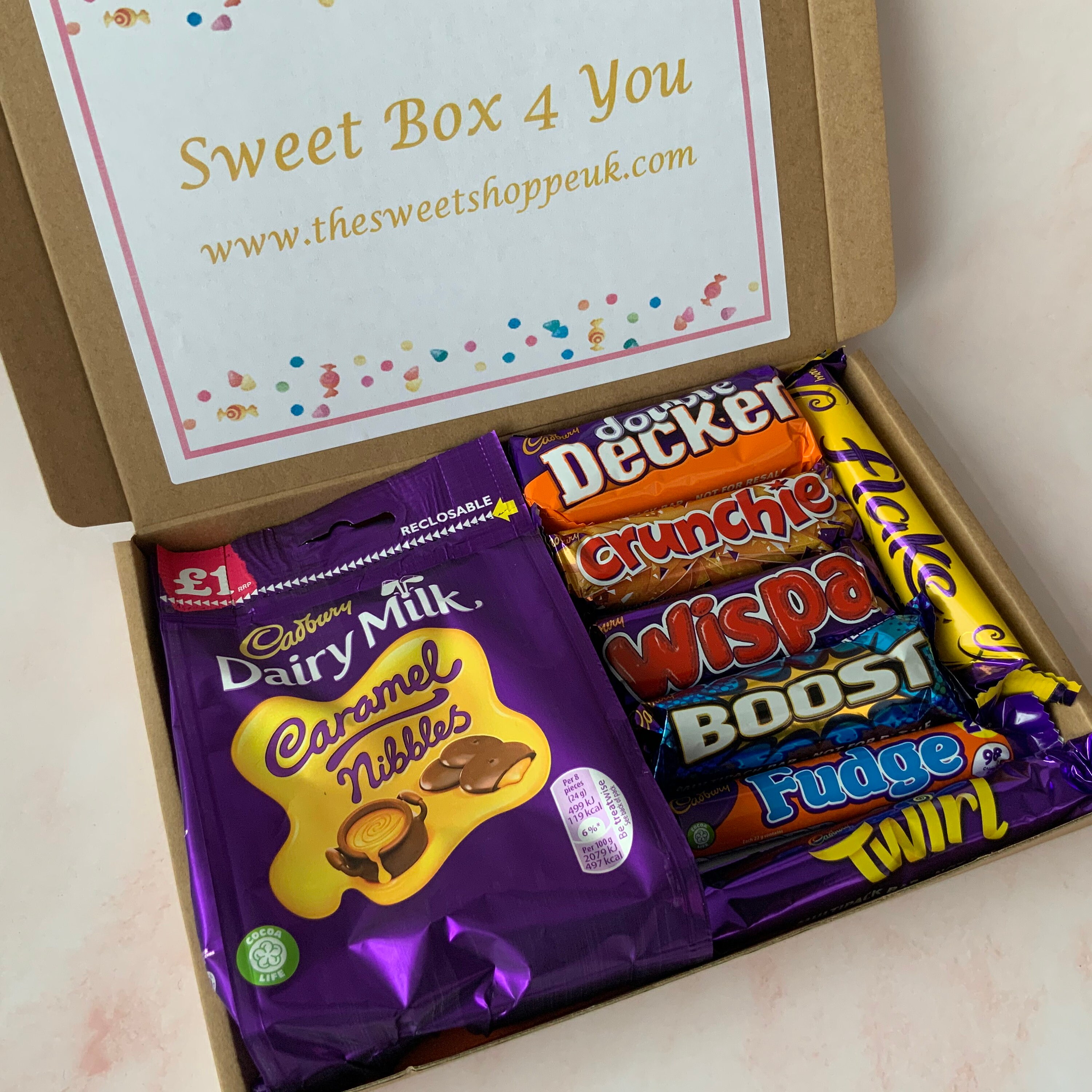 Medium Cadbury Chocolate Hamper Gift Box Sweets Birthday Etsy