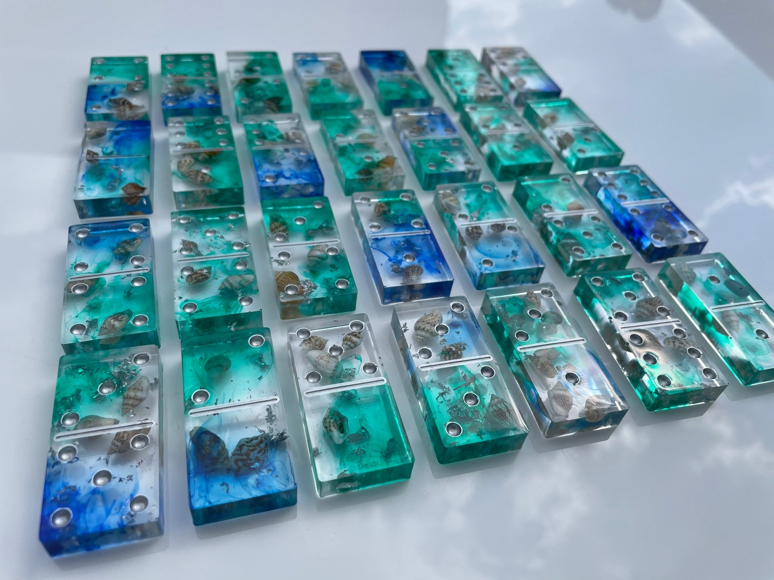 Custom Made Resin Dominoes Etsy
