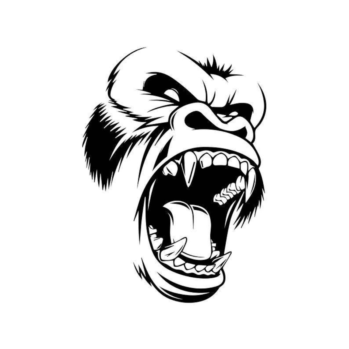 White King Kong Sticker Decal 2021 6x5 Etsy