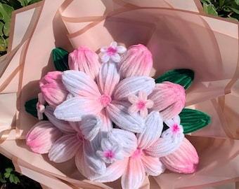 Handmade Pipe Cleaner Flower Bouqet