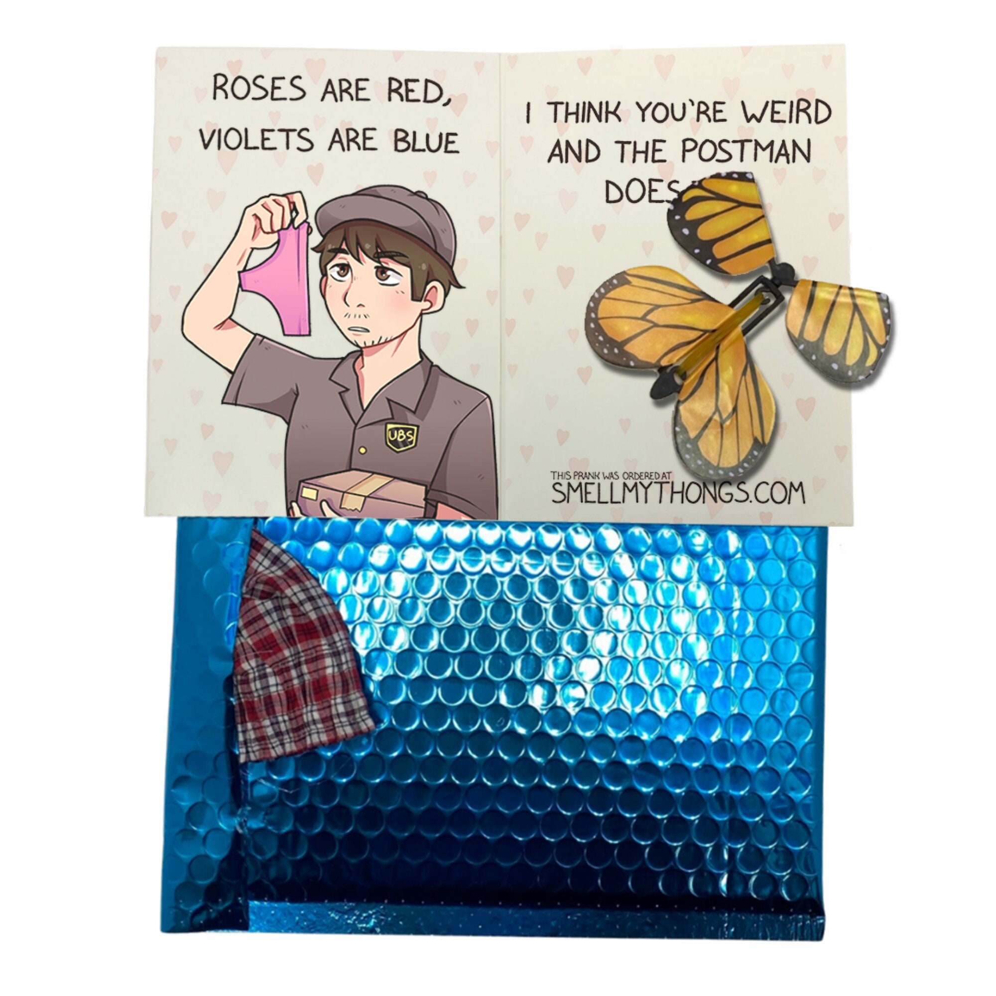 Broma Por Correo "OLL MY BOXERS" - Paquete Postal Divertido Para Adultos, Ideal Para Cumpleaños O Bromas