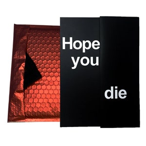 Hope you die - Hoffe, du fühlst dich besser. Can't Have You Die On Us | Pranksocken | Schmutziger Knebel Geschenk | Schnüffelsocken | Geschenk für Freund | Prank Geschenk