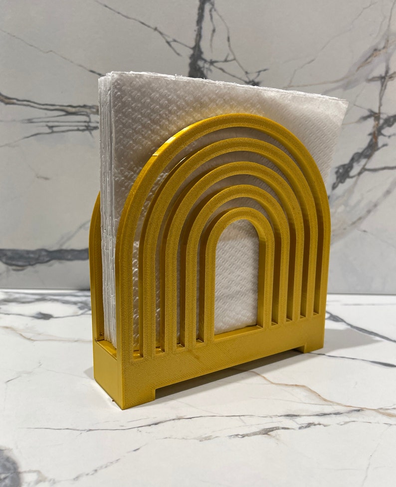 Napkin Holder 3D Print File Only STL Arch Design Home Decor Etsy