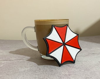 Umbrella Corporation, onderzetter met Resident Evil-logo