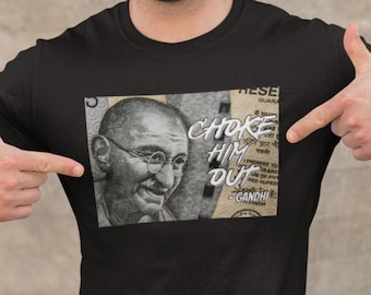T-shirt Gandhi amusant | Étouffez-le en haut | Tee | grossier Tshirt MMA | Bjj t shirt | Drôle de t-shirt | T-shirt ironique | Cadeau ironique | Citation amusante