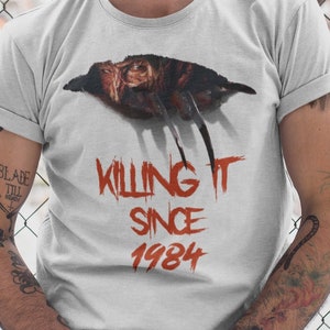 Freddy Krueger shirt | 1984 birthday tshirt | killing it t shirt | Nightmare on elm street tshirt | Funny horror gifts | Horror tshirt