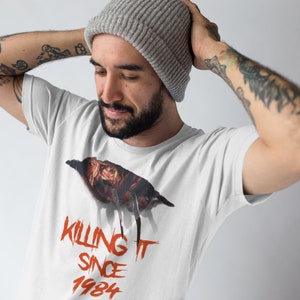 Freddy Krueger Shirt | 1984 Geburtstags tshirt | killing it T-Shirt | Nightmare on ulm street tshirt | Lustige Grusel Geschenke | Horror Tshirt Bild 2