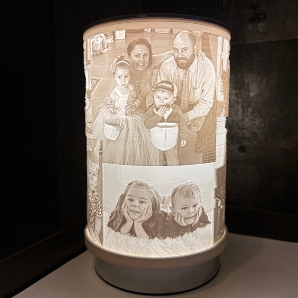 Photo Memory Lamp, Custom Picture Lamp, Photo Light, Picture Lamp, Memory Light, Mother's Day Gift, Picture Keepsake, Photo Lamp