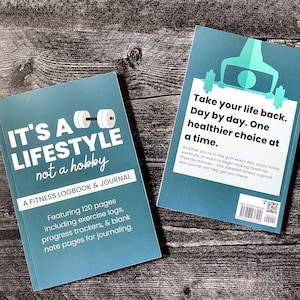 Fitness Journal and Logbook | Motivational Journal | Exercise Journal | Water Tracker | Fitness Tracker | Movement Tracker | Workout Journal