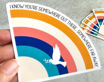 Rainbow Baby Loss Sticker: Grief Sympathy Gift