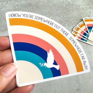 Grief Sticker | Rainbow Baby Sticker | Grief Quote Sticker | Loss Quote | Mourning Sticker | Memorial Sticker | Pet Loss | Sympathy Gift