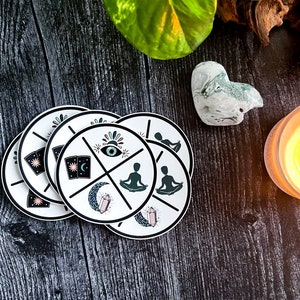 Spiritual Sticker / Witchy Sticker / Crystal Sticker /Sage Sticker / Goddess Sticker / Spiritual Vibes / Spiritual Cross Sticker image 2