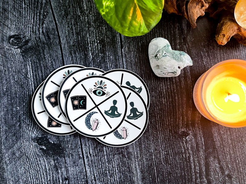 Spiritual Sticker / Witchy Sticker / Crystal Sticker /Sage Sticker / Goddess Sticker / Spiritual Vibes / Spiritual Cross Sticker image 2