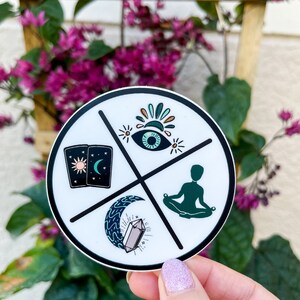 Spiritual Sticker / Witchy Sticker / Crystal Sticker /Sage Sticker / Goddess Sticker / Spiritual Vibes / Spiritual Cross Sticker image 8