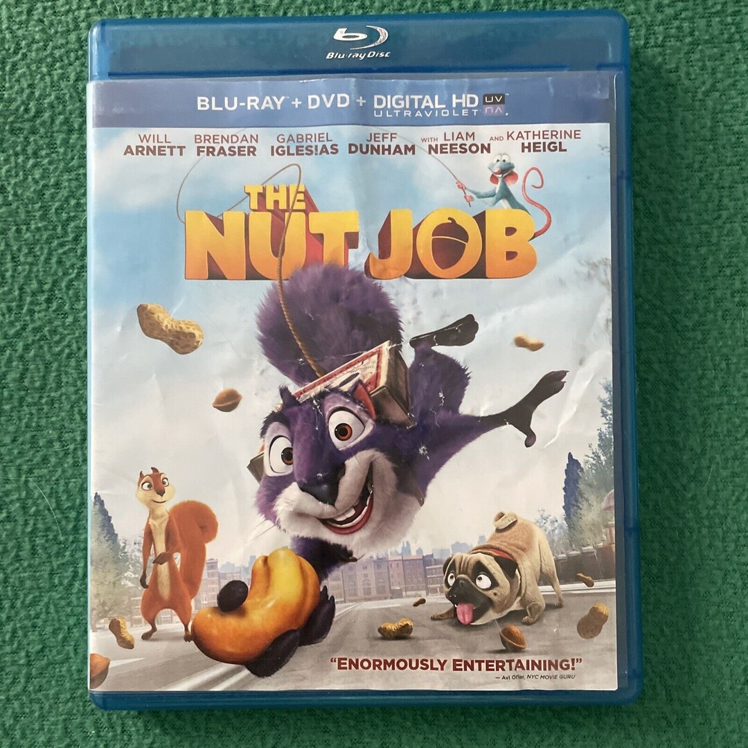 The Nut Job Bluray Movie Film Video TV Show Vintage Etsy