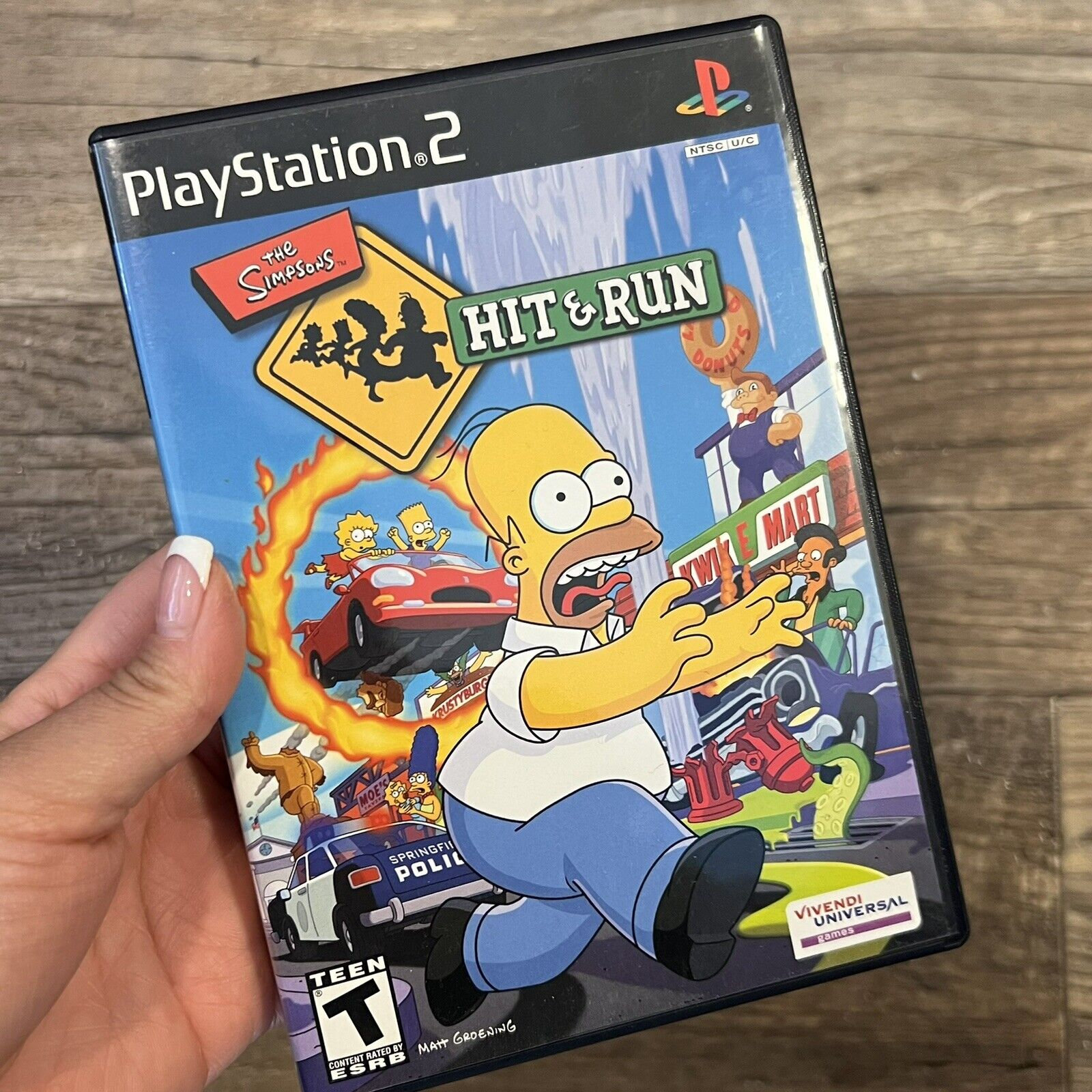 The Simpsons Hit & Run Sony Playstation 2 PS2 Complete Etsy