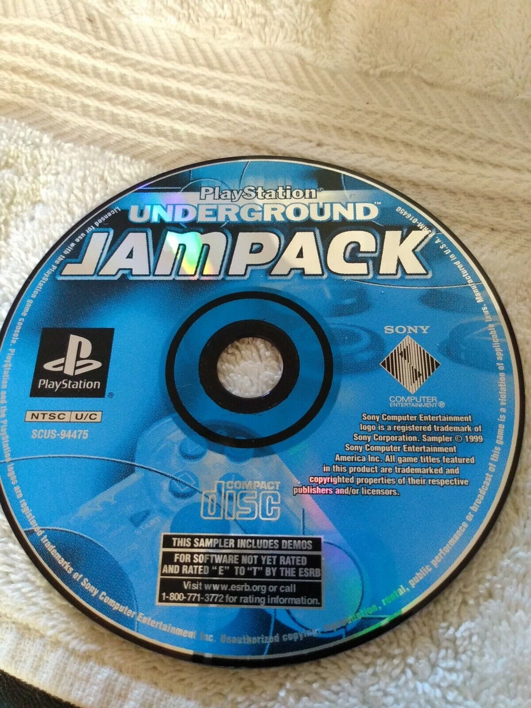 Playstation Underground Jampack Sony Playstation 1 PS1 Disc Etsy