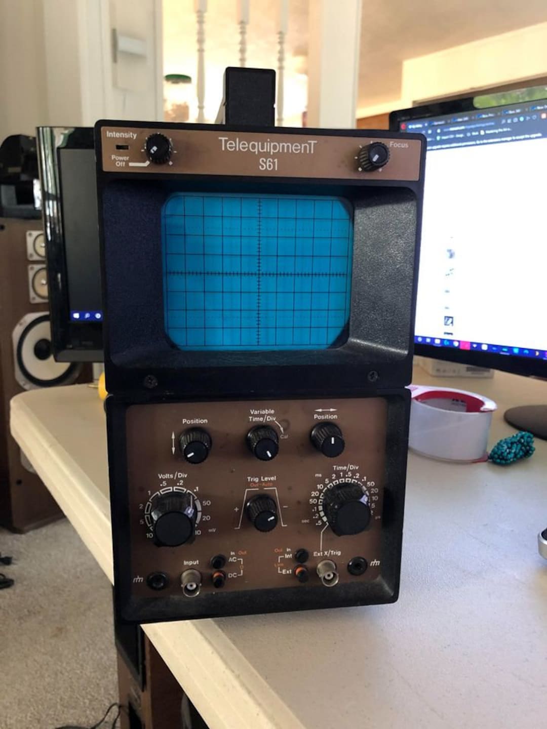 Tektronix Telequipment S61 Solid State Oscilloscope Etsy