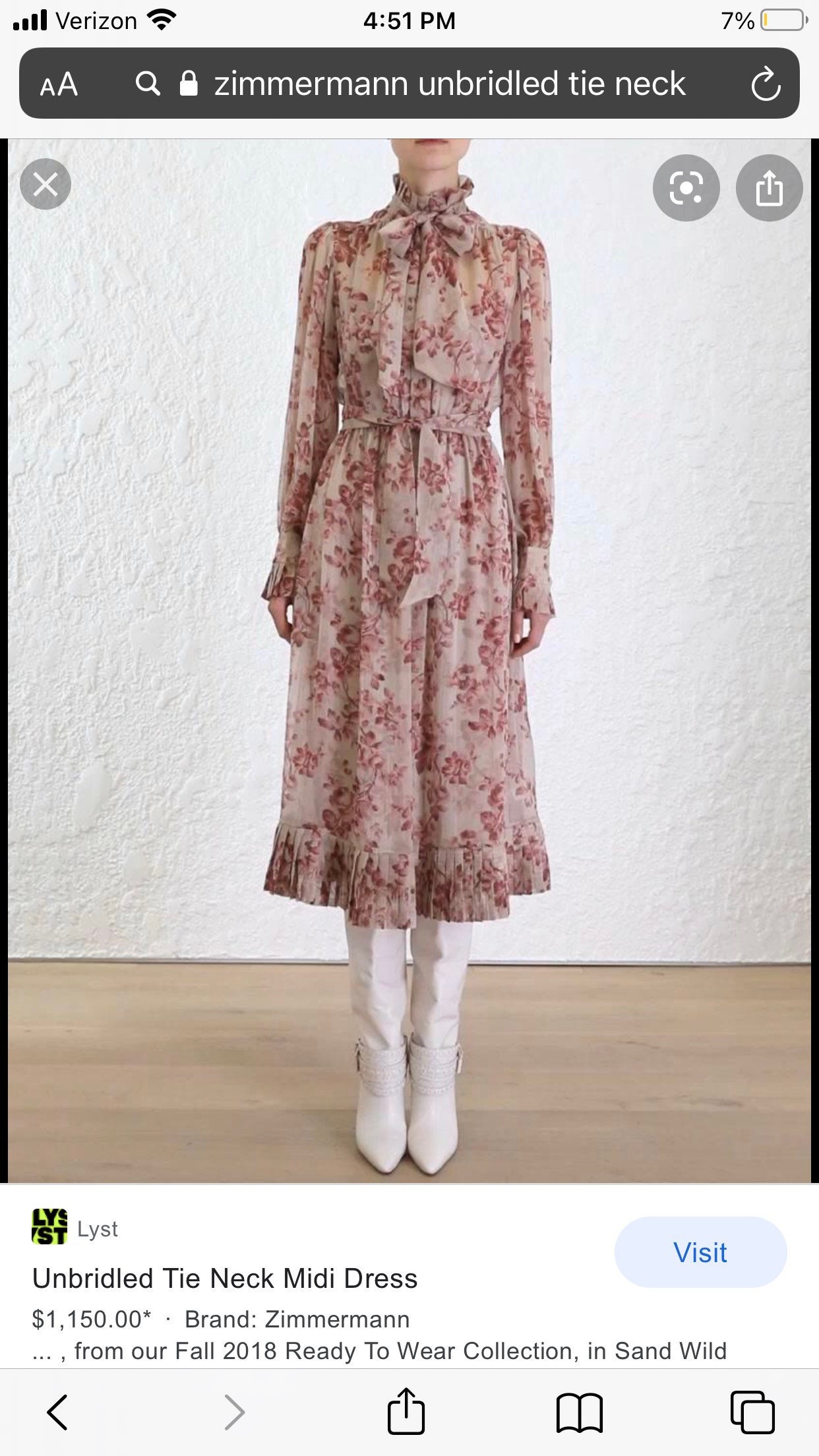 Zimmermann tie neck dress top
