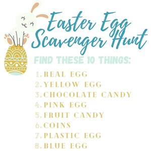 Easter Egg Scavenger Hunt