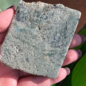 Moss Agate Slab // Moss Agate Mini Alter // Home Decoration // Small Moss Agate Slab // Slice of Moss Agate // Alter Slab