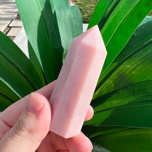 Pink Opal Tower // Obelisk for Home Décor // Crystal Healing Tool // Stone of Love // Obelisk // Crystal Point // Pink Crystal Tower