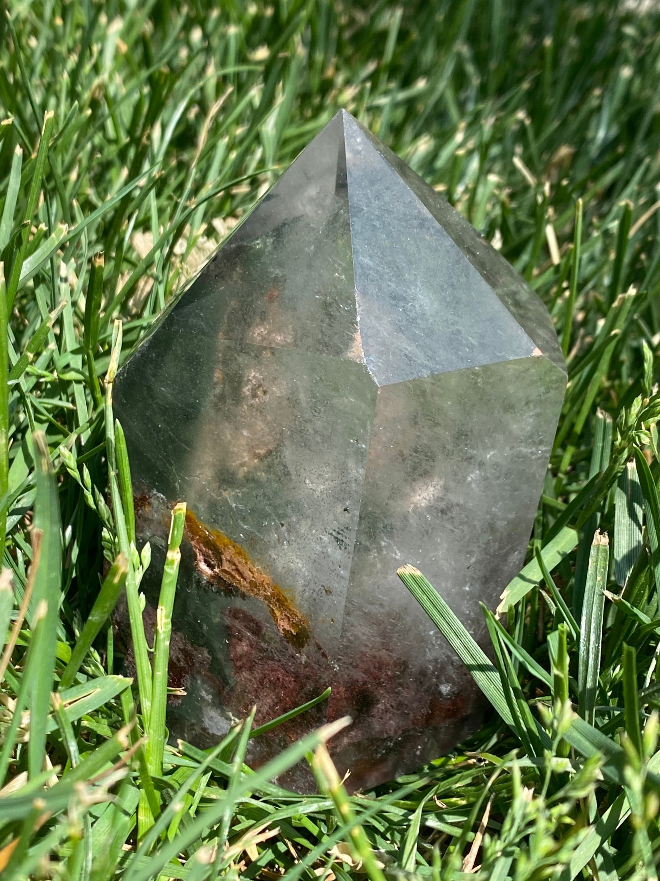 Garden quartz tower lodolite tower chunky garden quartz Etsy