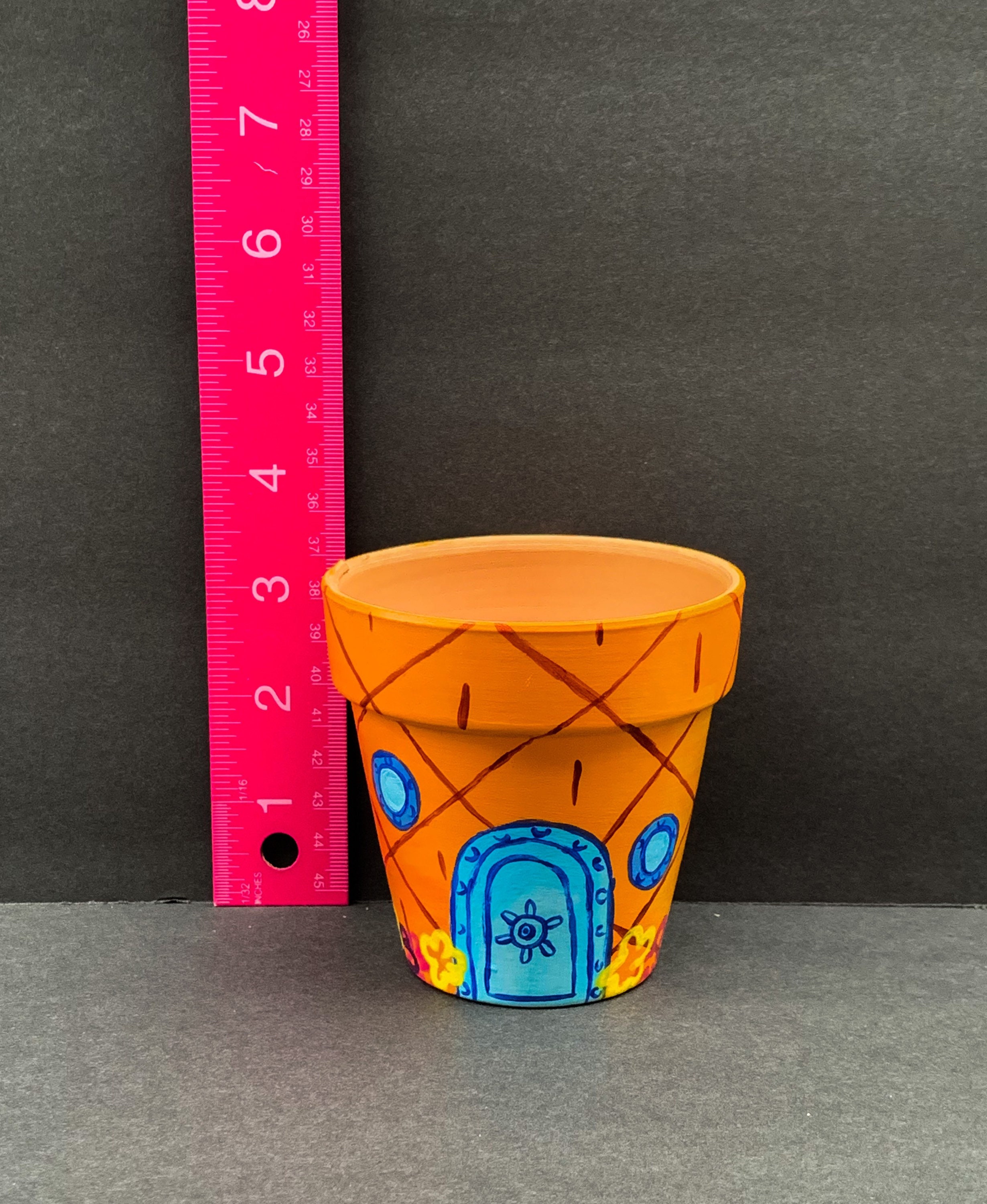 Sponge Bob Pineapple Flower Pot Planter Etsy