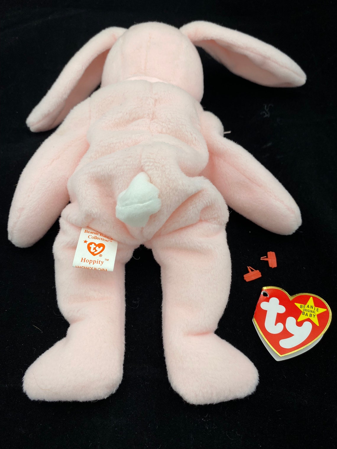 TY Hoppity Beanie Baby 1996 PVC pellets with tag errors | Etsy