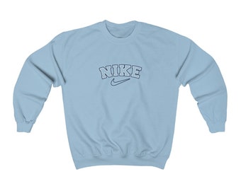vintage light blue sweatshirt