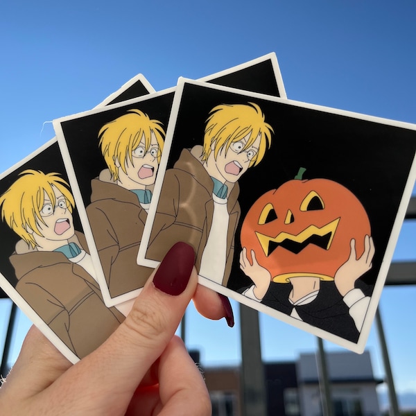 Ash and Eiji on Halloween — Banana Fish Sticker