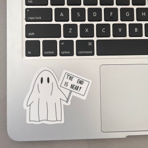 I Know the End Ghost—Phoebe Bridgers Inspired Sticker