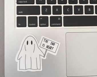 I Know the End Ghost—Phoebe Bridgers Inspired Sticker