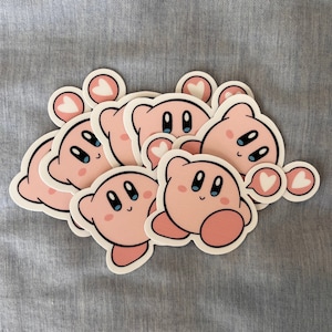 Kirby Heart Emoji Sticker