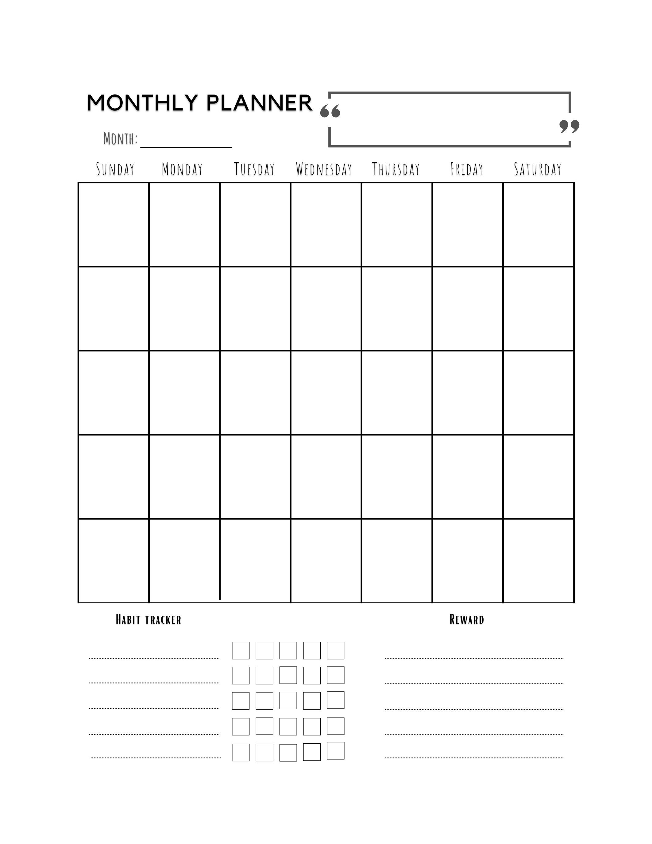Printable Downloads Schedule Daily Planner Weekly Planner - Etsy