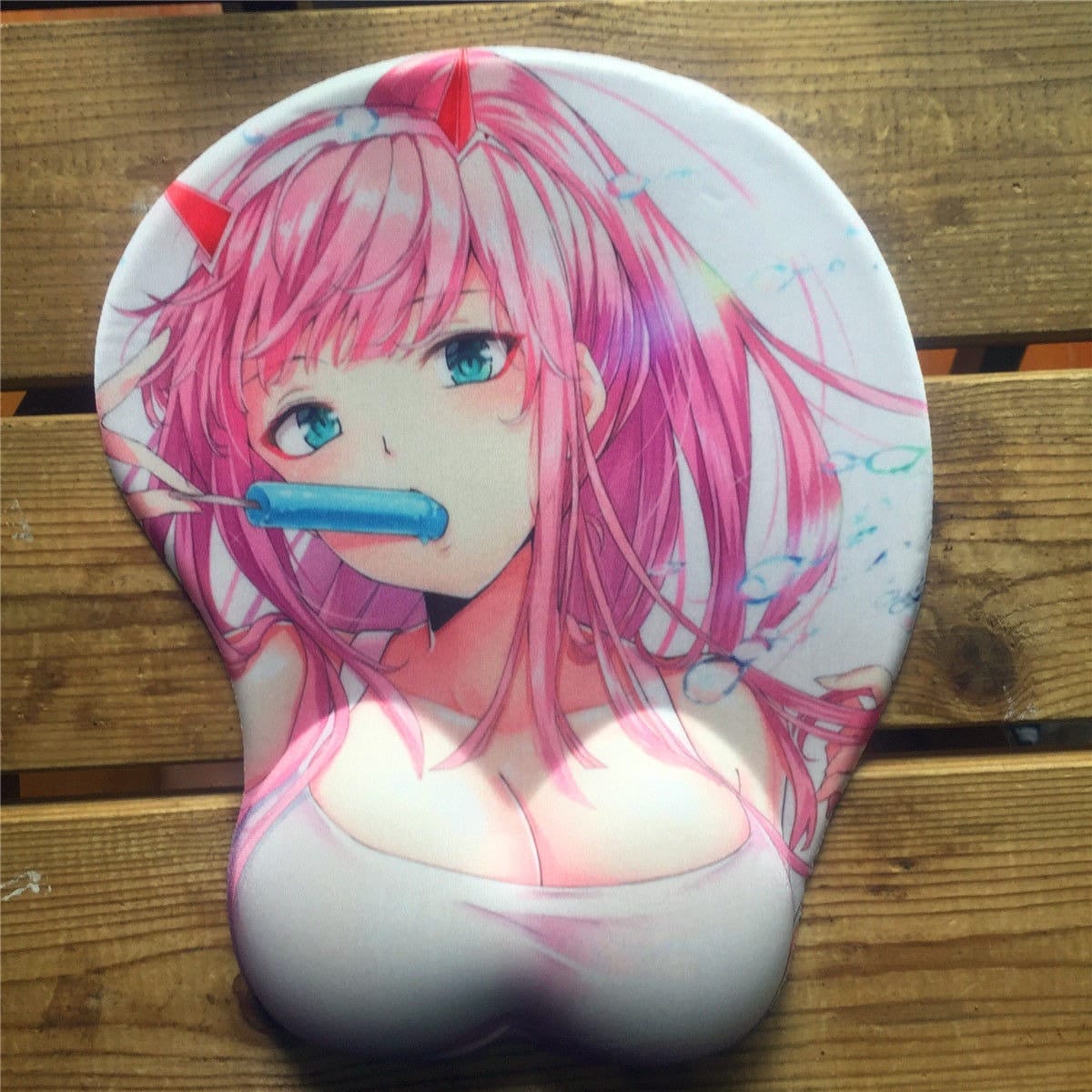 Anime Mouse Pad 3D Mouse Pad Darling In The Franxx Zero Two Etsy