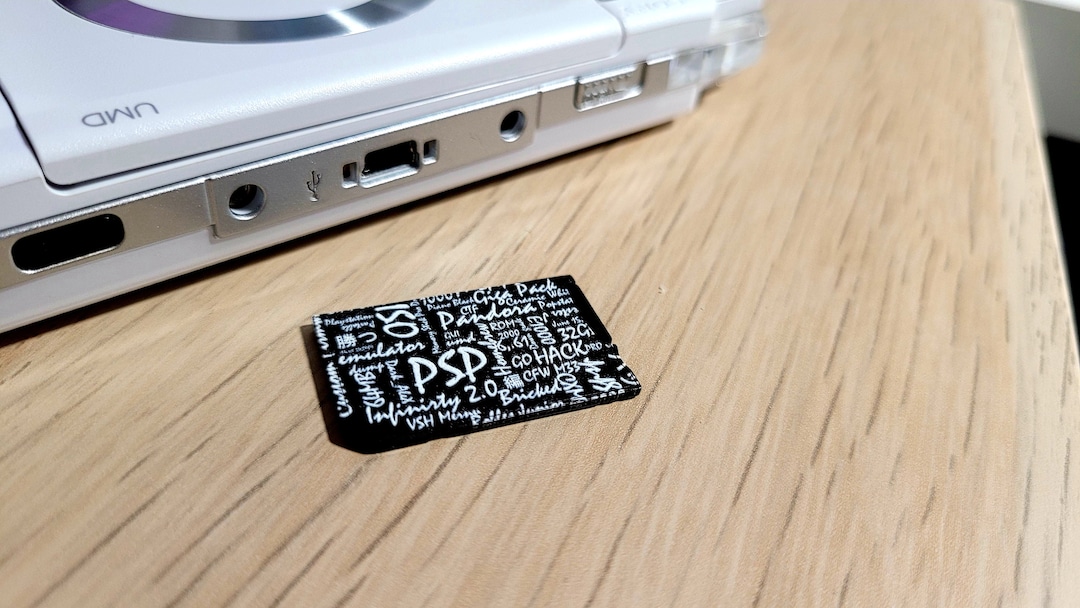 Custom PSP Micro SD Card Adapter for 1000, 2000, 3000, Street Etsy